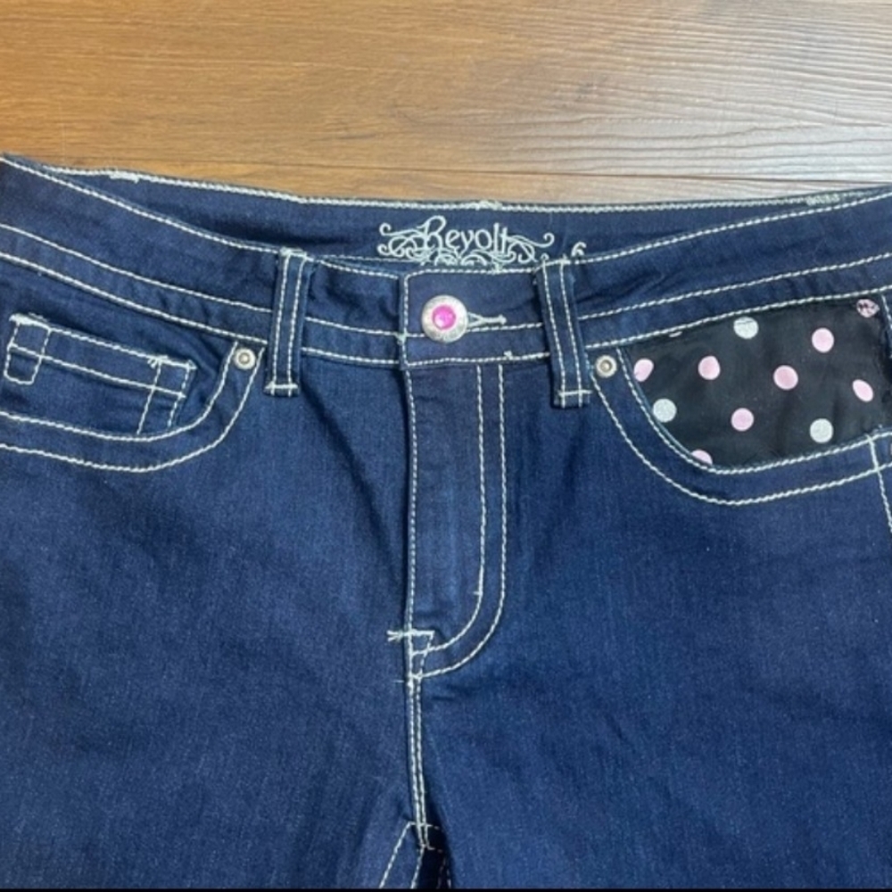 Women’s Custom Upcycled Bell Bottom Boho Revival Jeans size 6 Unique Design​​​ - Picture 10 of 15